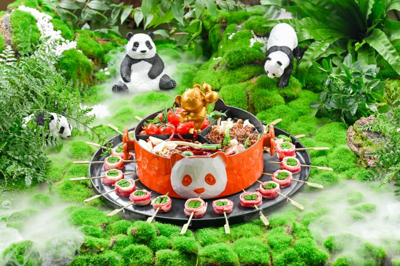 熊猫瀑布清油火锅